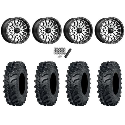 ITP MT911 28x10-14 (8ply) Tires on MSA M38 Brute Machined Wheels