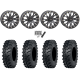 ITP MT911 28x10-14 (8ply) Tires on System 3 Offroad ST-3 Matte Black Wheels