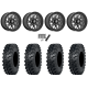 ITP MT911 34x10-15 (8ply) Tires on Fuel Runner Gloss Black Milled Wheels