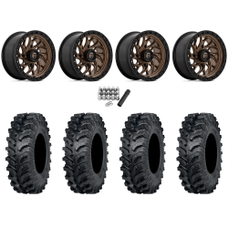 ITP MT911 34x10-15 (8ply) Tires on Fuel Runner Matte Bronze Wheels
