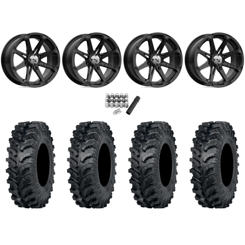 ITP MT911 34x10-15 (8ply) Tires on MSA M12 Diesel Gloss Black Wheels