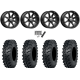 ITP MT911 34x10-15 (8ply) Tires on MSA M12 Diesel Gloss Black Wheels