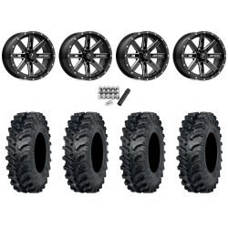 ITP MT911 34x10-15 (8ply) Tires on MSA M41 Boxer Gloss Black Milled Wheels