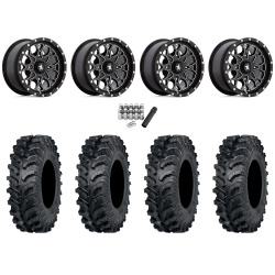 ITP MT911 34x10-15 (8ply) Tires on MSA M45 Portal Gloss Black Milled Wheels