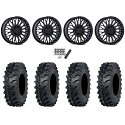 ITP MT911 34x10-15 (8ply) Tires on MSA M50 Clubber Gloss Black Wheels