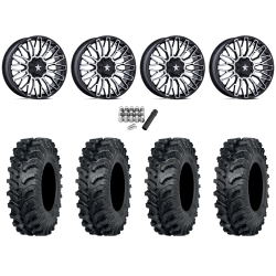ITP MT911 34x10-15 (8ply) Tires on MSA M50 Clubber Machined Wheels