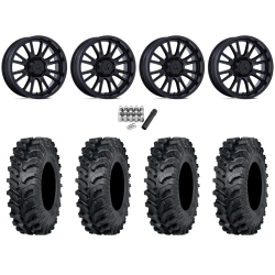 ITP MT911 34x10-15 (8ply) Tires on MSA M51 Thunderlips Matte Black Wheels