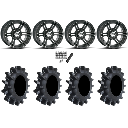 Interco Interforce 2 27x6-14 Tires on ITP SS212 Black (14x6) Wheels