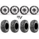 Maxxis Carnivore RT 30x10-14 (8ply) Radial Tires on Frontline 556 Machined Wheels