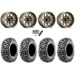 Maxxis Carnivore RT 30x10-14 (8ply) Radial Tires on ITP Hurricane Bronze Wheels