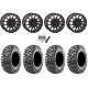Maxxis Carnivore RT 30x10-14 (8ply) Radial Tires on System 3 Offroad SB-5 Matte Black Beadlock Wheels