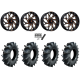 Assassinator Mud Tires 50x12-24 on Fuel Runner Candy Orange Wheels