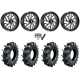 Assassinator Mud Tires 50x12-24 on Fuel Triton Gloss Black Milled Wheels