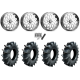 Assassinator Mud Tires 50x12-24 on KG1 Forged KU007 Lotus Polished Wheels