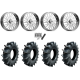 Assassinator Mud Tires 40x10-24 on KG1 Forged KU038 Javelin Polished Wheels