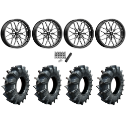 Assassinator Mud Tires 50x12-24 on MSA M45 Portal Machined Wheels