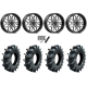 Assassinator Mud Tires 50x12-24 on MSA M47 Sniper Gloss Black Milled Wheels