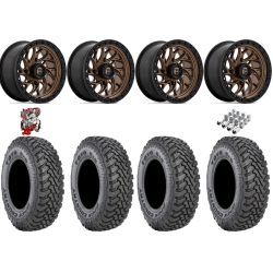 Toyo Open Country SxS M/T 32-9.5-R15 Tires on Fuel Runner Matte Bronze Wheels