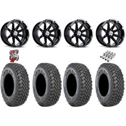 Toyo Open Country SxS M/T 32-9.5-R15 Tires on MSA M12 Diesel Wheels