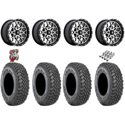 Toyo Open Country SxS M/T 32-9.5-R15 Tires on MSA M45 Portal Machined Wheels