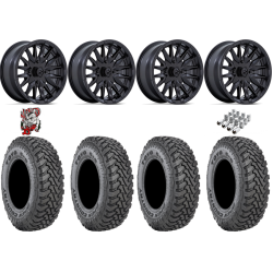 Toyo Open Country SxS M/T 35-9.5-R15 Tires on MSA M49 Creed Matte Black Wheels