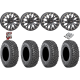 Toyo Open Country SxS M/T 32-9.5-R15 Tires on SB-4 Matte Black Beadlock Wheels