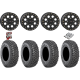 Toyo Open Country SxS M/T 32-9.5-R15 Tires on SB-7 Matte Black Beadlock Wheels