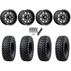 Tusk Terrabite 30x10-14 Radial Tires on Fuel Maverick Wheels