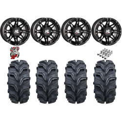 Interco Vampire 2 25-8-12 & 25-10-12 Tires on HL3 Gloss Black Wheels