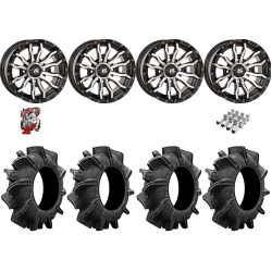 Assassinator Mud Tires 29.5-8-14 on HL21 Machined Wheels
