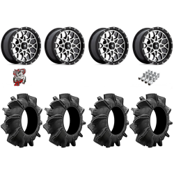 Assassinator Mud Tires 34-8-14 on MSA M45 Portal Machined Wheels