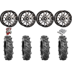 BKT AT 171 30-9-14 Tires on HL21 Machined Wheels