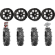BKT AT 171 28-9-14 Tires on HL4 Gloss Black Wheels
