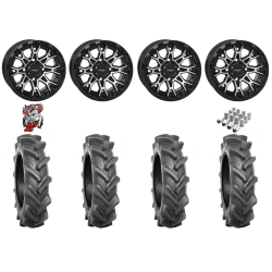 BKT AT 171 28-9-14 Tires on ST-6 Machined Wheels