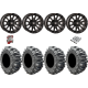 Interco Bogger 28-10-14 Tires on HL21 Gloss Black Wheels