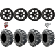 Interco Bogger 30-10-14 Tires on HL4 Gloss Black Wheels