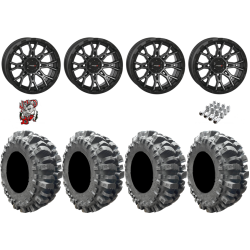 Interco Bogger 30-10-14 Tires on ST-6 Dark Tint Wheels