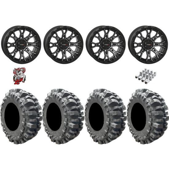 Interco Bogger 30-10-14 Tires on ST-6 Dark Tint Wheels