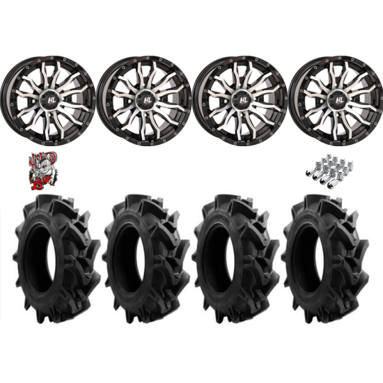 EFX Motohavok 28-8.5-14 Tires on HL21 Machined Wheels