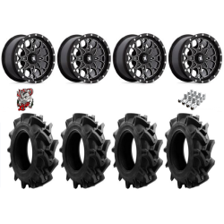 EFX Motohavok 28-8.5-14 Tires on MSA M45 Portal Milled Wheels
