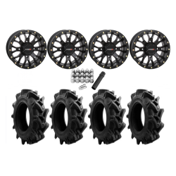 EFX Motohavok 31x8.5-14 Tires on ST-3 Matte Black Wheels