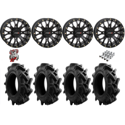 EFX Motohavok 31-8.5-14 Tires on ST-3 Matte Black Wheels