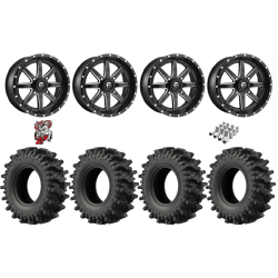 EFX MotoSlayer 30-9.5-16 Tires on Fuel D538 Maverick Wheels