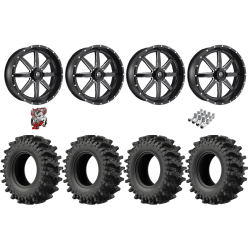 EFX MotoSlayer 32-9.5-18 Tires on Fuel Maverick Wheels