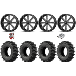 EFX MotoSlayer 40-10.5-24 Tires on MSA M34 Flash Wheels