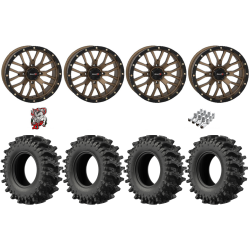 EFX MotoSlayer 32-9.5-18 Tires on ST-3 Bronze Wheels