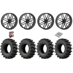 EFX MotoSlayer 40-10.5-24 Tires on ST-3 Grey Wheels