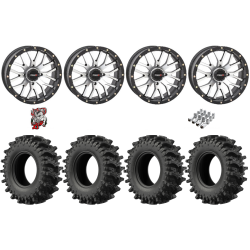 EFX MotoSlayer 32-9.5-18 Tires on ST-3 Machined Wheels