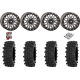 Frontline ACP 28-10-14 Tires on HL23 Gunmetal Grey Beadlock Wheels