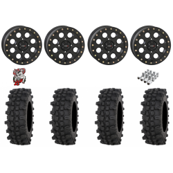 Frontline ACP 30-10-14 Tires on SB-7 Matte Black Beadlock Wheels